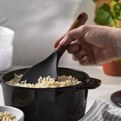 STAUB Rice Spoon, Perfect for Keeping Fluffy While 1 unit, Matte Black