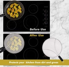 Oil Grease Splatter Screen for Frying Pan 11.3″ Splash Guard Prevent Protect