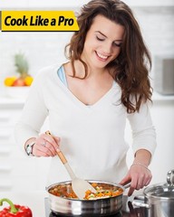 Pack of 4 Silicone Cooking Utensils Set, Non Stick Solid Spatulas and Heat Re…