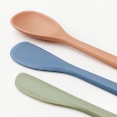 3pk Silicone Mini Spatula Set, Multicolor Dishwasher-Safe