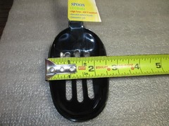 2001 Vintage Ekco Black Nylon Slotted Spoon * New* 400° Made In China