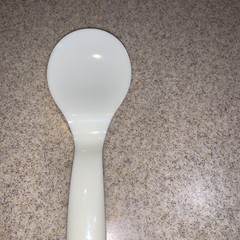 Rice Serving Paddle Ivory Color Unbranded