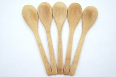 5 Piece Bamboo Utensil Kitchen Wooden Spoon Kitchen Tool ( USA Seller )