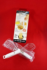 EMENSON GRIPPER WHISK SET OF 2 ~ 7 ~ UTENSILS IN 1 MADE IN CHINA.