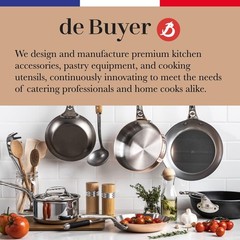 de Buyer High Temp Multifunctional Spatula – 14” – Fold in Ingredients, Mi