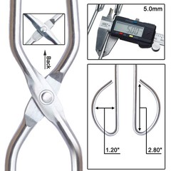 HINMAY Stainless Steel Kitchen Scissor 10 Inch & 13 Set of 2, Silver
