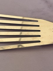 MIU Fish Spatula Stainless Steel Flexible Polished Metal Corrosion Resistant