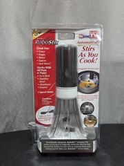 New Robo Stir Automatic Pot Stirrer 3-Speed Cordless Non-Stick As Seen On TV