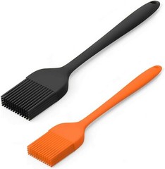 2/3/4/5 PCS 10.2″+8.2″ Silicone Basting Pastry Barbecue oil Brush BBQ Kitchen