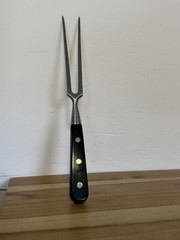 Unbranded 11.5 in Heavy Duty Stainless Steel Carving Fork/Meat Serving Fork- EUC