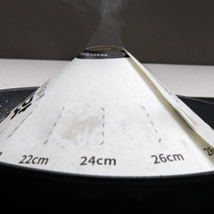 20pc, Disposable Adjustable Frying Paper Cap Grease Splatter Guard Made in Korea