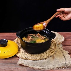 Non-Stick Wooden Kitchen Utensil Set – 7 Natural Teak Tools for Cooking