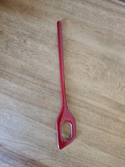 Vtg Stirring Spoon Risotto Scraper Melamine Ware Red Cottagecore