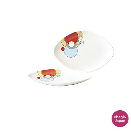 Noritake Frank Lloyd Wright Imperial Rhombus Plate Pair Set 20cm Bone China