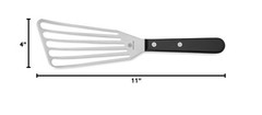 WÜSTHOF Gourmet 6.5″ Offset Slotted Spatula,Silver/Black Silver/Black 6.5-i