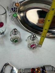 Vintage Gemstone and Wire 7 Piece Kitchen Set