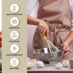 50 PCS Silicone Kitchen Utensils Set Complete Kitchen Set – 800°F Heat Resist…