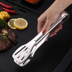 2 Pack Kitchen Tongs Stainless Steel Locking Food Tongs Kitchen Clamps 7 & 12in