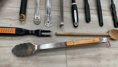 Kitchen Utensils Lot Of 17 Multiple Different Tools of Plastic, Stainless