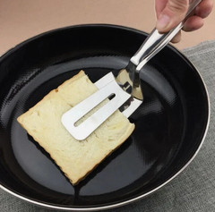 Tongs Steak Clamp Kitchen Stainless Steel Tool Food Clip Bread Meat BBQ Cooking