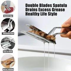 Stainless Steel Steak Clamp Food Clip Tongs Bread Meat BBQ Kitchen Cooking Tool
