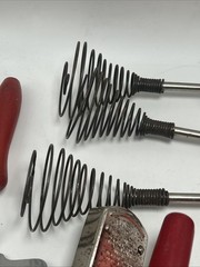 Vintage Red Handled Kitchen Tools And Utensils Lot Of 9