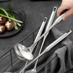 304 STAINLESS STEEL KITCHEN UTENSILS SET 6 PCS COOKING UTENSIL SPATULA SOUP SPOO