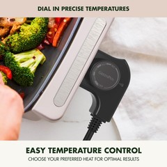 GreenPan Advanced 12” X 15” Electric Skillet with Lid, 7QT Capacity for Famil…