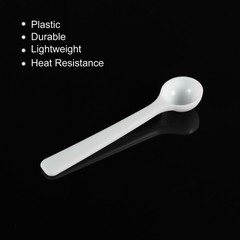 15Pack Micro Spoons 1 Gram Measuring Scoop Plastic Round Bottom Mini Spoon