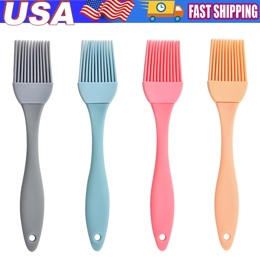 4PCS Silicone oil brush for cooking basting 17 CM GOOD QUALITY & VALUE