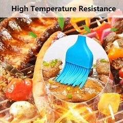 4 Pack Silicone Basting Pastry Brush Spread Oil Butter Sauce Marinades for BBQ
