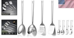 Elegant Stainless Steel 4-Piece Cooking Utensils Set – Dishwasher Safe Design