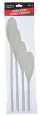 Cooking Concepts White Plastic Mixing Spoons Pack of 4