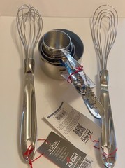 All-Clad Measuring Cups & Utensil Flat and Round Whisk