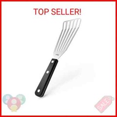 MIU Fish Spatula Stainless Steel, Flexible, Polished Metal, Corrosion Resistant,