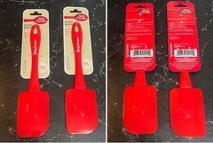 Betty Crocker Essentials Silicone ~ 2 Lots of 2 Spatulas Each Red New! #92911