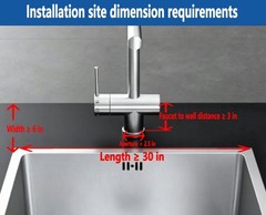 30 Inch Sink Splash Guard Silicone Sink Mat for Kitchen Faucet Bathroom