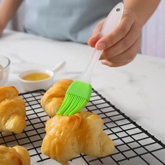 2PCS Oil Brush Silicone Baking Pastry Cream For BBQ Basting Kitchen Party New US
