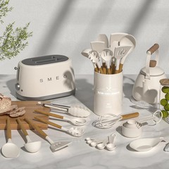 33‑Piece Silicone Kitchen Utensil Set with Holder–Non‑Stick Cooking Tools,Wooden