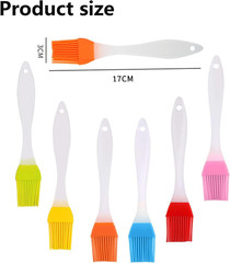 3PCS Oil Brush Silicone Baking Pastry Cream For BBQ Basting Kitchen Party New US
