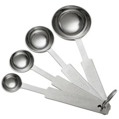 Vollrath 4-Piece Round Measuring Spoon Set