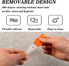 2PCS Oil Brush Silicone Baking Pastry Cream For BBQ Basting Kitchen Party New US