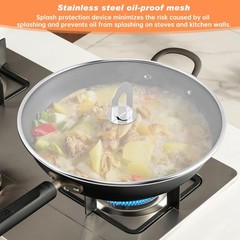 Splatter Screen 3 Pack 13 in 11.5 in 10 in Stainless Steel