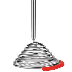 Dreamfarm Smood Potato Masher Stainless Steel Red Handle Press N Mash NEW