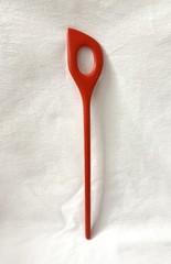 VTG Dr Oetker Melamine Stirring Spoon Spatula 520 Risotto Scraper Red/Orange MCM