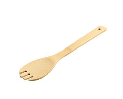 9 Piece Bamboo Kitchen Utensil Set Blue Cooking Gadgets Collection