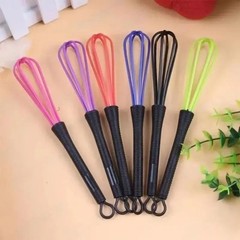 1/5Pc Portable Manual Eggs Beater Kitchen Baking Plastic Mixing Cream