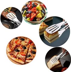 Serving Tong Kitchen Tongs,Buffet Tongs, Stainless Steel Food Tong Serving To…