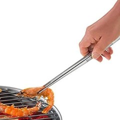 12 Inch Stainless Steel Tongs BBQ Kitchen Cookware Food Serving Utensil