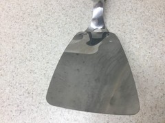 Unbranded Stainless Flexible All Metal Blade Spatula Flipper Turner 11.5”